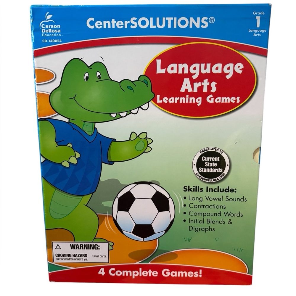 CenterSolutions Language Arts Learning Game Set